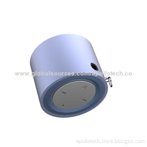 Mini Aluminum Bluetooth Speaker, 300mAh Capacity, 5V DC/500mA Input